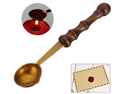 Document Invitation Practical Wax Sealing Wax Spoon